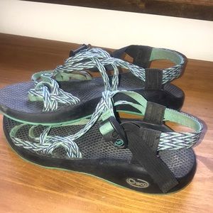 Women’s blue Chaco shoes